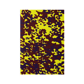 Обложка для паспорта матовая кожа с принтом Полевой(пиксели) в Тюмени, натуральная матовая кожа | размер 19,3 х 13,7 см; прозрачные пластиковые крепления | Тематика изображения на принте: camo | камо | камуфляж | цветной | яркий
