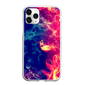 Чехол для iPhone 11 Pro матовый с принтом Цветок в огне 2 в Тюмени, Силикон |  | Тематика изображения на принте: дым | красный | пламя | черный