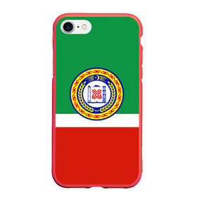Чехол для iPhone 7/8 матовый с принтом Чеченская республика в Тюмени, Силикон | Область печати: задняя сторона чехла, без боковых панелей | кадыров | терек | чечня