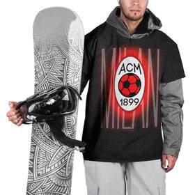 Накидка на куртку 3D с принтом ACM в Тюмени, 100% полиэстер |  | Тематика изображения на принте: ac milan | milan | милан | спорт | фк | фк милан | футбол | футбольный клуб