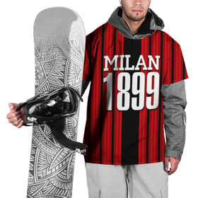 Накидка на куртку 3D с принтом Милан 1899 в Тюмени, 100% полиэстер |  | Тематика изображения на принте: ac milan | milan | милан | спорт | фк | фк милан | футбол | футбольный клуб