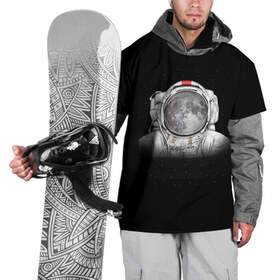 Накидка на куртку 3D с принтом Космонавт 1 в Тюмени, 100% полиэстер |  | astro | moon | space monkey | star | stars | астронавт | звезды | земля | космонавт | космос | луна | скафандр