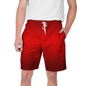 Мужские шорты 3D с принтом Hot-Rod в Тюмени,  полиэстер 100% | прямой крой, два кармана без застежек по бокам. Мягкая трикотажная резинка на поясе, внутри которой широкие завязки. Длина чуть выше колен | градиент | красный
