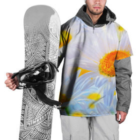 Накидка на куртку 3D с принтом Ромашки в Тюмени, 100% полиэстер |  | Тематика изображения на принте: красота | поле | природа | ромашка | цветы