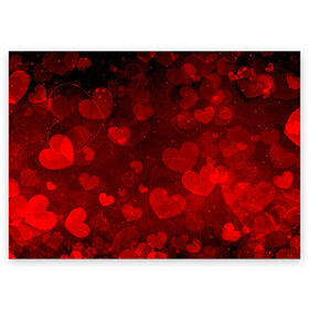 Поздравительная открытка с принтом Сердечко в Тюмени, 100% бумага | плотность бумаги 280 г/м2, матовая, на обратной стороне линовка и место для марки
 | 14 февраля | красная | любовь | сердце