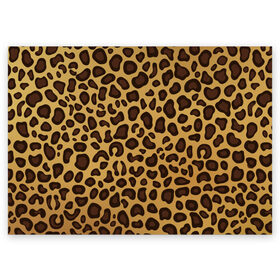 Поздравительная открытка с принтом Окрас леопарда в Тюмени, 100% бумага | плотность бумаги 280 г/м2, матовая, на обратной стороне линовка и место для марки
 | арт | животные | леопард | окрас