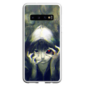 Чехол для Samsung Galaxy S10 с принтом Глаз в Тюмени, Силикон | Область печати: задняя сторона чехла, без боковых панелей | anime | ghoul | tokyo | tokyo ghoul | гуль | канеки | кен