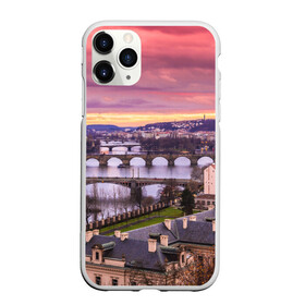 Чехол для iPhone 11 Pro матовый с принтом Прага (Чехия) в Тюмени, Силикон |  | czech republic | europe | prague | европа | ес | каникулы | мосты | отпуск | прага | туризм | хоккей | чехия