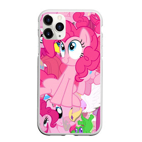 Чехол для iPhone 11 Pro матовый с принтом Pinky Pie в Тюмени, Силикон |  | my little pony | луна | пинки пай | пони | рарити | рейнбоу дэш | селестия | сумеречная искорка | флаттершай | эплджек