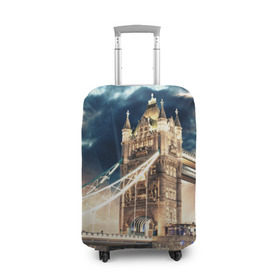 Чехол для чемодана 3D с принтом Англия в Тюмени, 86% полиэфир, 14% спандекс | двустороннее нанесение принта, прорези для ручек и колес | england | europe | london | англия | биг бен | великобритания | высотки | королева | лондон | мегаполис | тауэрский мост | туризм