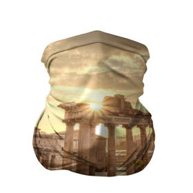 Бандана-труба 3D с принтом Рим в Тюмени, 100% полиэстер, ткань с особыми свойствами — Activecool | плотность 150‒180 г/м2; хорошо тянется, но сохраняет форму | europe | italy | rome | vatican | архитектура | ватикан | европа | италия | папа римский | развалины | рим | руины