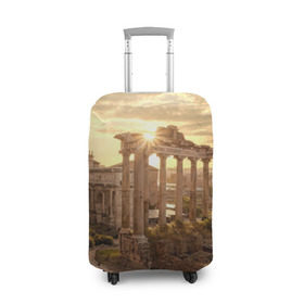Чехол для чемодана 3D с принтом Рим в Тюмени, 86% полиэфир, 14% спандекс | двустороннее нанесение принта, прорези для ручек и колес | europe | italy | rome | vatican | архитектура | ватикан | европа | италия | папа римский | развалины | рим | руины