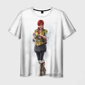Мужская футболка 3D с принтом Шани в Тюмени, 100% полиэфир | прямой крой, круглый вырез горловины, длина до линии бедер | gerald | wild hunt | witcher | ведьмак | геральд | дикая охота | шани