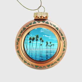 Стеклянный ёлочный шар с принтом Фиджи в Тюмени, Стекло | Диаметр: 80 мм | архипелаг | загар | каникулы | королевство | море | остров | отдых | отпуск | пальмы | песок | рай | солнце | тихий океан | туризм | фиджи