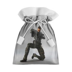 Подарочный 3D мешок с принтом Адам Дженсен в Тюмени, 100% полиэстер | Размер: 29*39 см | deus ex | human revolution | mankind divided | адам дженсен | деус экс