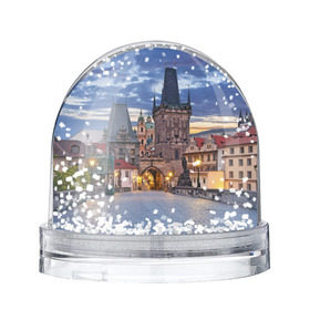 Снежный шар с принтом Прага в Тюмени, Пластик | Изображение внутри шара печатается на глянцевой фотобумаге с двух сторон | czech republic | europe | prague | европа | ес | каникулы | мосты | отпуск | прага | туризм | хоккей | чехия