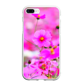 Чехол для iPhone 7Plus/8 Plus матовый с принтом Цветы в Тюмени, Силикон | Область печати: задняя сторона чехла, без боковых панелей | лепесток | природа | цветок | яркая
