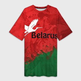 Платье-футболка 3D с принтом Belarus 2 в Тюмени,  |  | belarus | беларусь