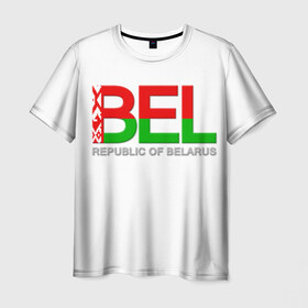Мужская футболка 3D с принтом Belarus 6 в Тюмени, 100% полиэфир | прямой крой, круглый вырез горловины, длина до линии бедер | belarus | republic | беларусь | республика