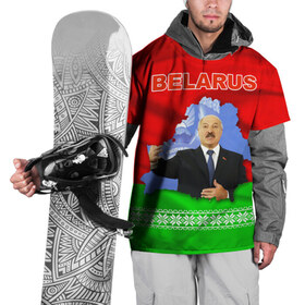 Накидка на куртку 3D с принтом Belarus 15 в Тюмени, 100% полиэстер |  | belarus | беларусь | лукашенко | президент