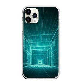 Чехол для iPhone 11 Pro матовый с принтом Цифровой тоннель в Тюмени, Силикон |  | Тематика изображения на принте: глубины сознания | интернет | коридор | матрица | оптическая иллюзия | секрет | сеть | тайна | тоннель