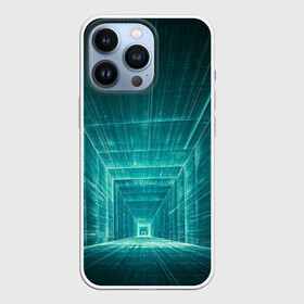 Чехол для iPhone 13 Pro с принтом Цифровой тоннель в Тюмени,  |  | глубины сознания | интернет | коридор | матрица | оптическая иллюзия | секрет | сеть | тайна | тоннель