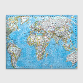 Обложка для студенческого билета с принтом Карта 2 в Тюмени, натуральная кожа | Размер: 11*8 см; Печать на всей внешней стороне | Тематика изображения на принте: map | world | карта | мир