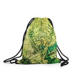 Рюкзак-мешок 3D с принтом Карта 4 в Тюмени, 100% полиэстер | плотность ткани — 200 г/м2, размер — 35 х 45 см; лямки — толстые шнурки, застежка на шнуровке, без карманов и подкладки | map | world | карта | мир