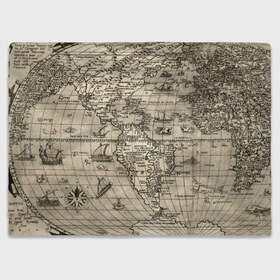 Плед 3D с принтом Карта 15 в Тюмени, 100% полиэстер | закругленные углы, все края обработаны. Ткань не мнется и не растягивается | map | world | карта | мир