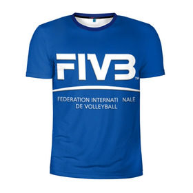 Мужская футболка 3D спортивная с принтом Волейбол 2 в Тюмени, 100% полиэстер с улучшенными характеристиками | приталенный силуэт, круглая горловина, широкие плечи, сужается к линии бедра | fiv3 | volleyball | волейбол