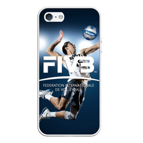 Чехол для iPhone 5/5S матовый с принтом Волейбол 4 в Тюмени, Силикон | Область печати: задняя сторона чехла, без боковых панелей | fiv3 | volleyball | волейбол