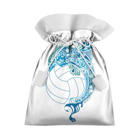 Подарочный 3D мешок с принтом Волейбол 22 в Тюмени, 100% полиэстер | Размер: 29*39 см | 