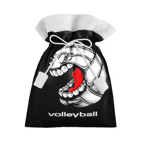 Подарочный 3D мешок с принтом Волейбол 25 в Тюмени, 100% полиэстер | Размер: 29*39 см | volleyball | волейбол