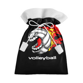 Подарочный 3D мешок с принтом Волейбол 26 в Тюмени, 100% полиэстер | Размер: 29*39 см | volleyball | волейбол