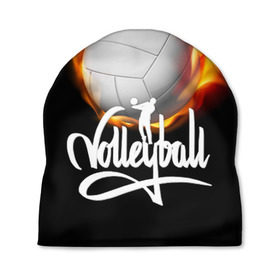 Шапка 3D с принтом Волейбол 28 в Тюмени, 100% полиэстер | универсальный размер, печать по всей поверхности изделия | volleyball | волейбол