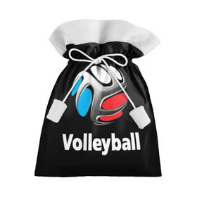Подарочный 3D мешок с принтом Волейбол 29 в Тюмени, 100% полиэстер | Размер: 29*39 см | volleyball | волейбол