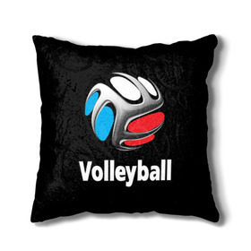 Подушка 3D с принтом Волейбол 29 в Тюмени, наволочка – 100% полиэстер, наполнитель – холлофайбер (легкий наполнитель, не вызывает аллергию). | состоит из подушки и наволочки. Наволочка на молнии, легко снимается для стирки | Тематика изображения на принте: volleyball | волейбол