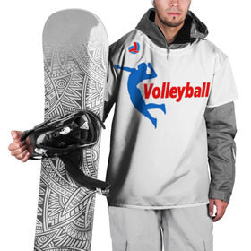 Накидка на куртку 3D с принтом Волейбол 31 в Тюмени, 100% полиэстер |  | volleyball | волейбол