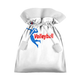 Подарочный 3D мешок с принтом Волейбол 31 в Тюмени, 100% полиэстер | Размер: 29*39 см | volleyball | волейбол