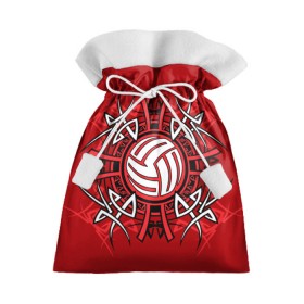 Подарочный 3D мешок с принтом Волейбол 34 в Тюмени, 100% полиэстер | Размер: 29*39 см | Тематика изображения на принте: volleyball | волейбол
