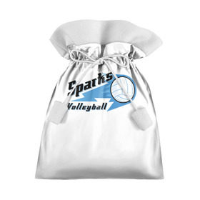 Подарочный 3D мешок с принтом Волейбол 50 в Тюмени, 100% полиэстер | Размер: 29*39 см | Тематика изображения на принте: sparks | volleyball | волейбол