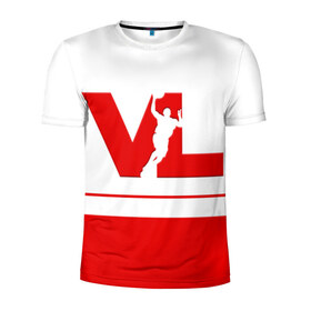 Мужская футболка 3D спортивная с принтом Волейбол 70 в Тюмени, 100% полиэстер с улучшенными характеристиками | приталенный силуэт, круглая горловина, широкие плечи, сужается к линии бедра | Тематика изображения на принте: vl | volleyball | волейбол