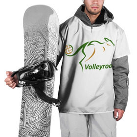 Накидка на куртку 3D с принтом Волейбол 71 в Тюмени, 100% полиэстер |  | 