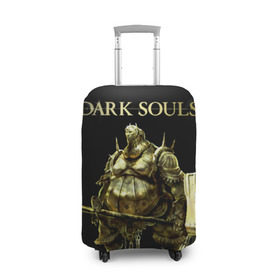 Чехол для чемодана 3D с принтом Dark Souls 11 в Тюмени, 86% полиэфир, 14% спандекс | двустороннее нанесение принта, прорези для ручек и колес | dark souls | praise the sun | you died | дарк соулс