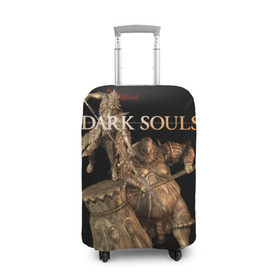 Чехол для чемодана 3D с принтом Dark Souls 22 в Тюмени, 86% полиэфир, 14% спандекс | двустороннее нанесение принта, прорези для ручек и колес | dark souls | praise the sun | you died | дарк соулс