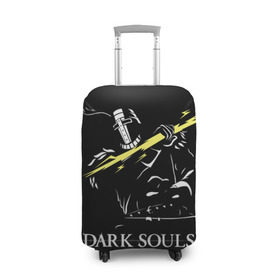 Чехол для чемодана 3D с принтом Dark Souls 25 в Тюмени, 86% полиэфир, 14% спандекс | двустороннее нанесение принта, прорези для ручек и колес | dark souls | praise the sun | you died | дарк соулс