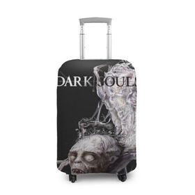 Чехол для чемодана 3D с принтом Dark Souls 31 в Тюмени, 86% полиэфир, 14% спандекс | двустороннее нанесение принта, прорези для ручек и колес | dark souls | praise the sun | you died | дарк соулс