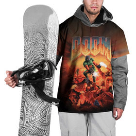 Накидка на куртку 3D с принтом Doom 1993 в Тюмени, 100% полиэстер |  | 