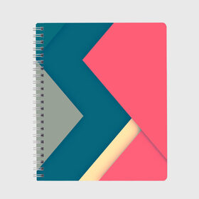 Тетрадь Полосы: в Тюмени, 100% бумага | 48 листов, плотность листов — 60 г/м2, плотность картонной обложки — 250 г/м2. Листы скреплены сбоку удобной пружинной спиралью. Уголки страниц и обложки скругленные. Цвет линий — светло-серый
 | Тематика изображения на принте: разноцветный