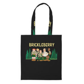 Сумка 3D повседневная с принтом Brickleberry в Тюмени, 100% полиэстер | Плотность: 200 г/м2; Размер: 34×35 см; Высота лямок: 30 см | brickleberry